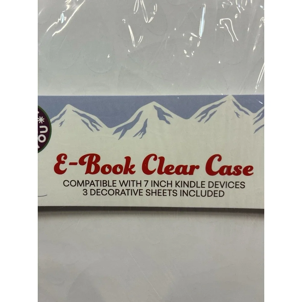 Vivitar E-Book Clear Case W/Decorative Sheets‎ For 6